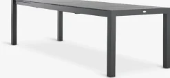 TYDAL + HEMSEDALTYDAL L208/272 table + 4 HEMSEDAL chaises noir