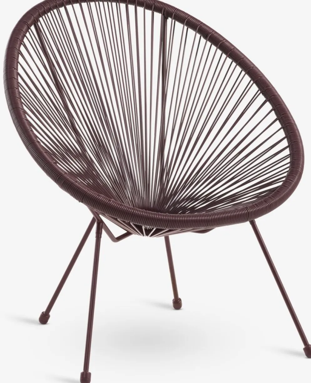 UBBERUPFauteuil lounge d'extérieur UBBERUP aubergine