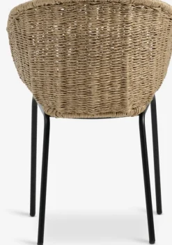 UDBYNEDER + TUERNEUDBYNEDER Ø120 table teck + 4 TUERNE chaises naturel
