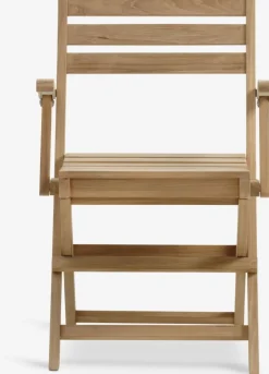 UDBYNEDER + VESTERHAVETUDBYNEDER Ø120 table + 4 VESTERHAVET chaises teck