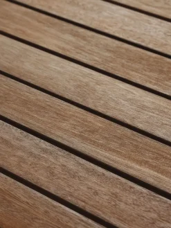 UVDAL + HEMSEDALUVDAL L223 table eucalyptus + 4 HEMSEDAL chaises noir