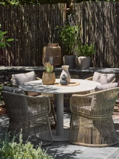 VAMDRUPTable de jardin VAMDRUP Ø120 beige