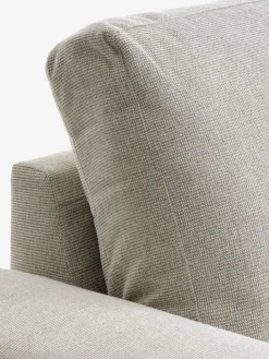 VEJLBYCanapé convertible méridienne VEJLBY tissu sable clair