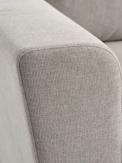 VEJLBYCanapé convertible méridienne VEJLBY tissu sable clair