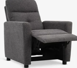 VEJLBYFauteuil inclinable VEJLBY tissu gris foncé