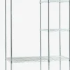 VINDINGEMeuble d'entrée VINDINGE 4 tablettes chrome