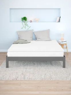 WELLPUR FRYAPlusSurmatelas 160x200cm WELLPUR FRYA Gris