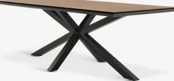 YPNASTED + BREDSTENYPNASTED L215 table naturel + 4 BREDSTEN chaises noir